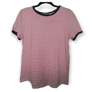 Forever 21 Striped Short Sleeve Tee Size XL